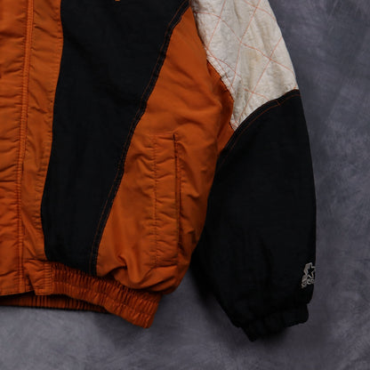 90s Orange Texas Longhorns Starter Hooded Jacket 5921