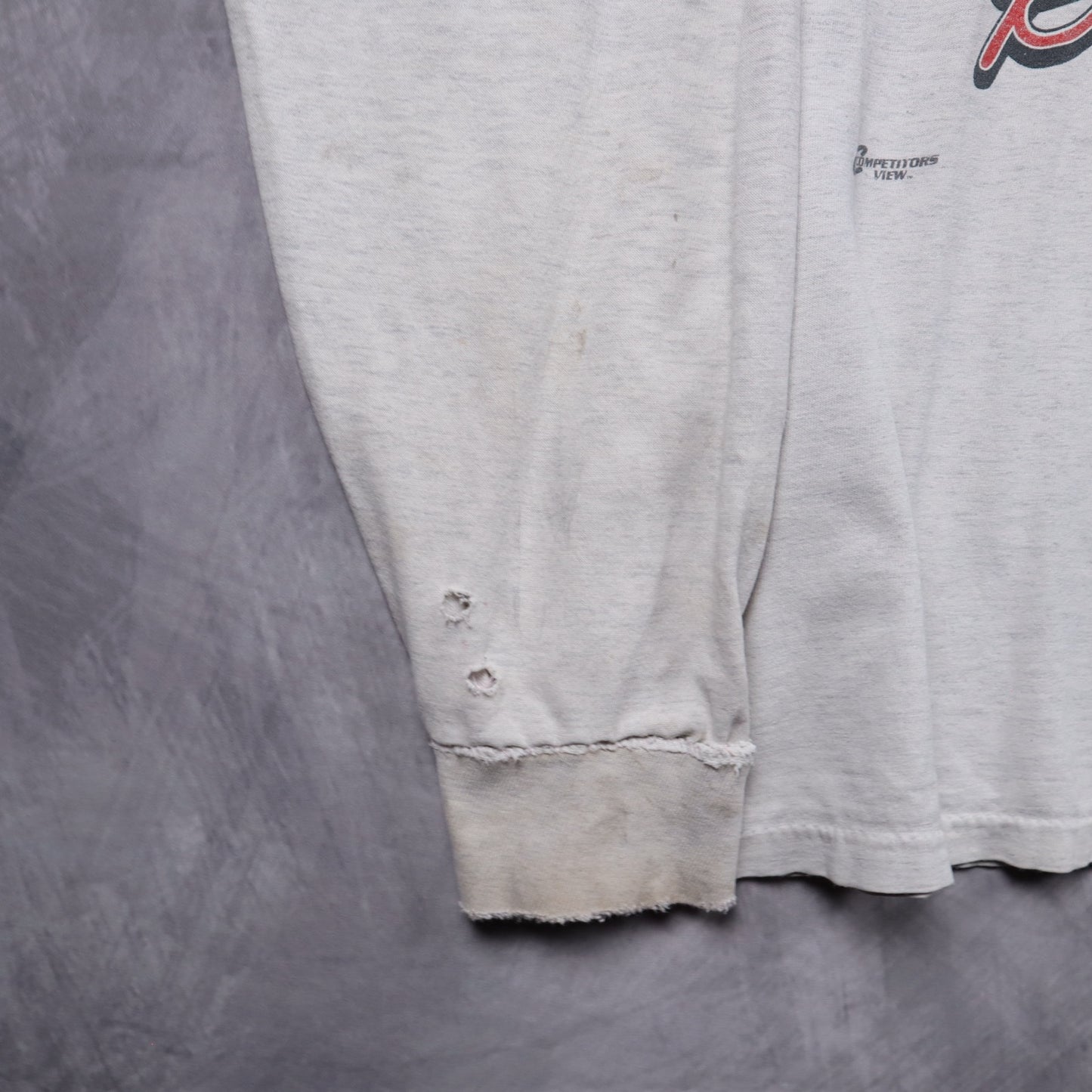 Late 90s Heather Grey Dale Earnhardt #3 NASCAR Long Sleeve Shirt 5353