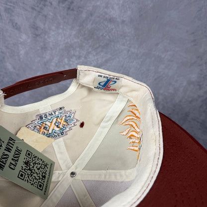 1996 Cream Dallas Cowboys Super Bowl XXX Champions Logo Athletic Snapback Hat 6832