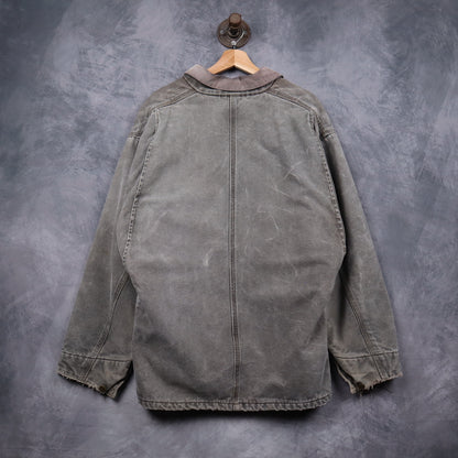 90s Faded Brown Carhartt Chore Jacket 4806