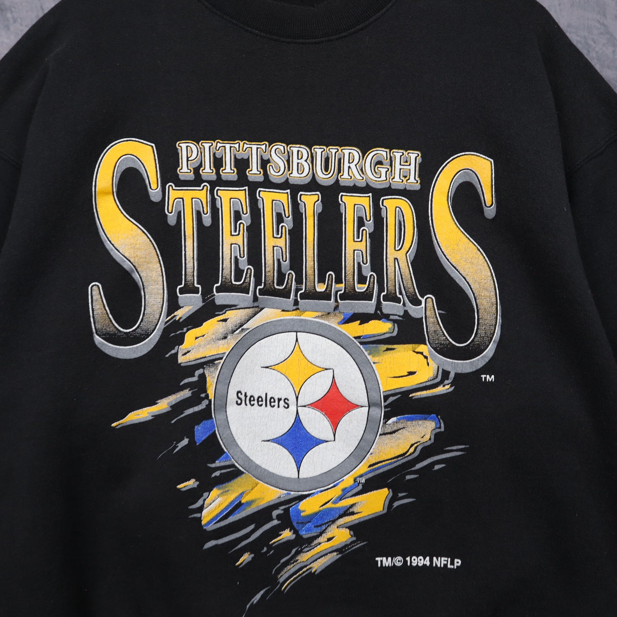 1994 Black Pittsburgh Steelers Crewneck Sweatshirt 6462