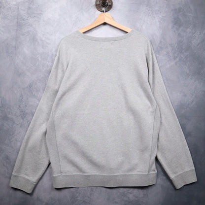 90s Grey Polo Ralph Lauren Essential Crewneck Sweatshirt 4718