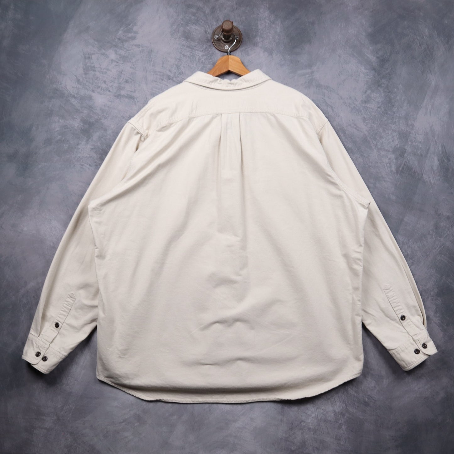 Early 00s Cream Filson Heavyweight Long Sleeve Work Shirt 5534