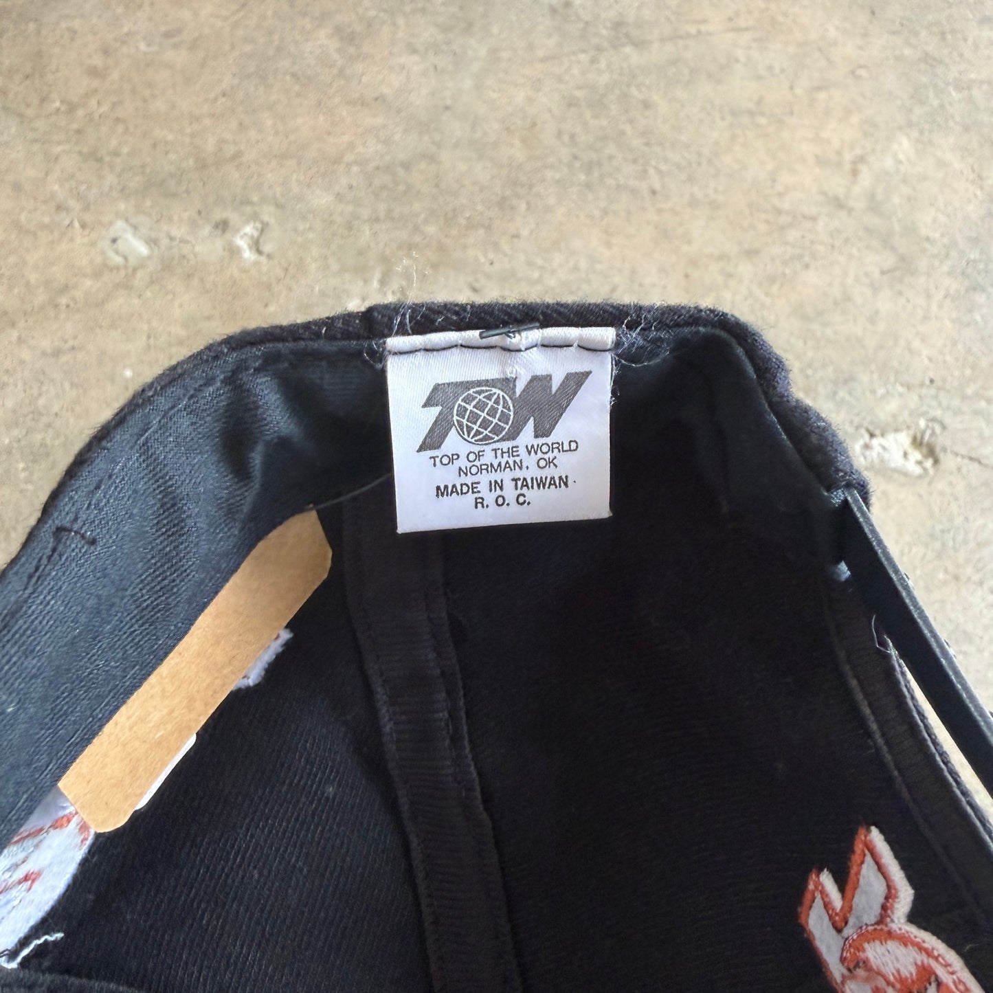 90s Black Texas Longhorns Graffiti Snapback Hat 5788