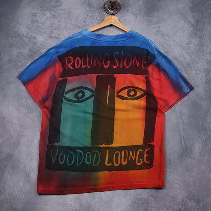 1994 Rolling Stones Voodoo Lounge All Over Print Shirt 5130