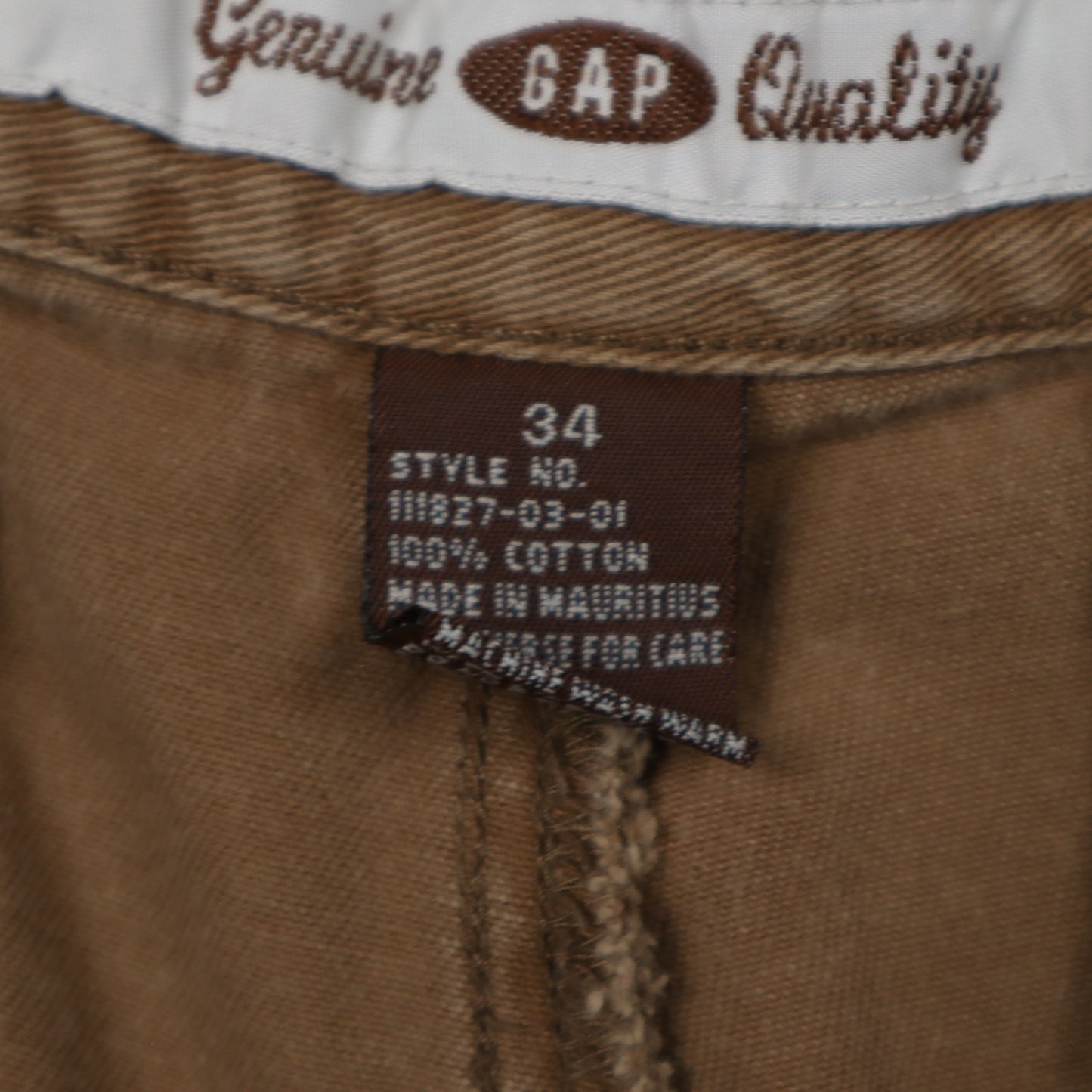 90s Tan Gap Pleated Chino Shorts 5179