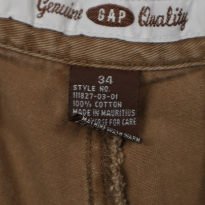 90s Tan Gap Pleated Chino Shorts 5179