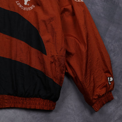 90s Burnt Orange Texas Longhorns Pro Player Windbreaker Jacket 5947