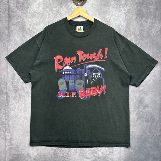 90s Black Dodge Ram Tough Shirt 3858