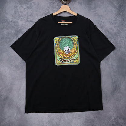 90s Black Cypress Hill Skull Graphic Shirt 4973