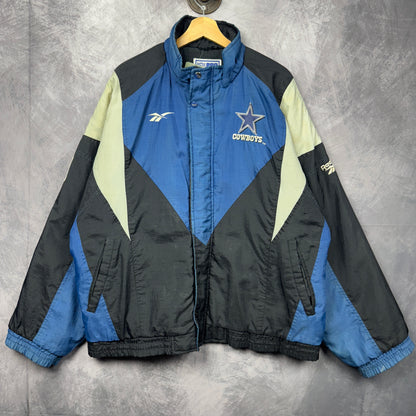 90s Multi Color Dallas Cowboys Reebok Jacket 4065