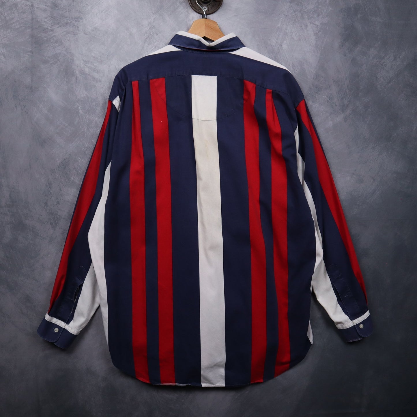 90s Ralph Lauren Blaire Vertical Striped Long Sleeve Button Up Shirt 4700