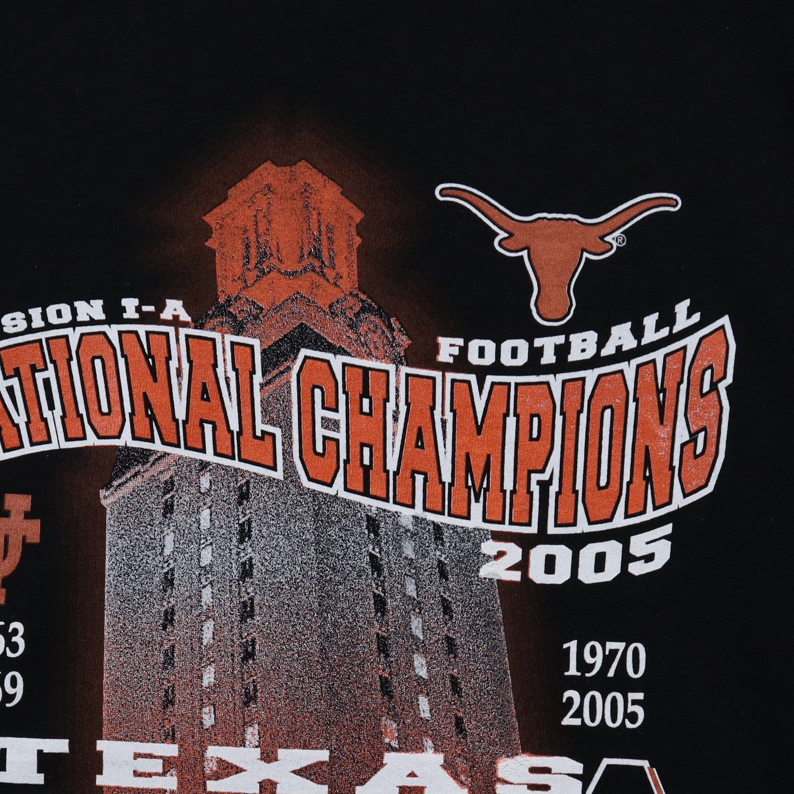 2005 Black Texas Longhorns National Champions Shirt 5955