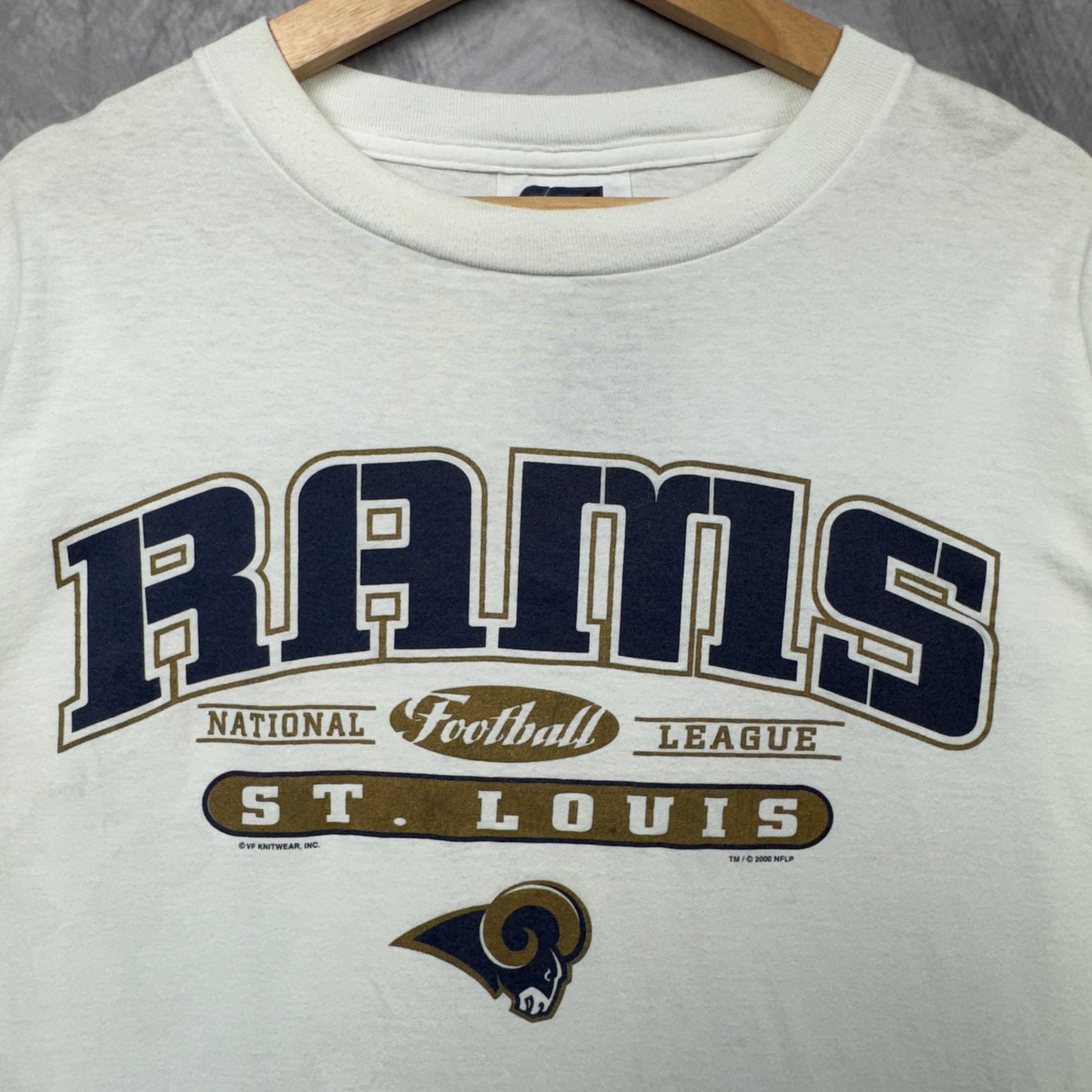 2000 White St. Louis Rams Longsleeve Shirt 4151