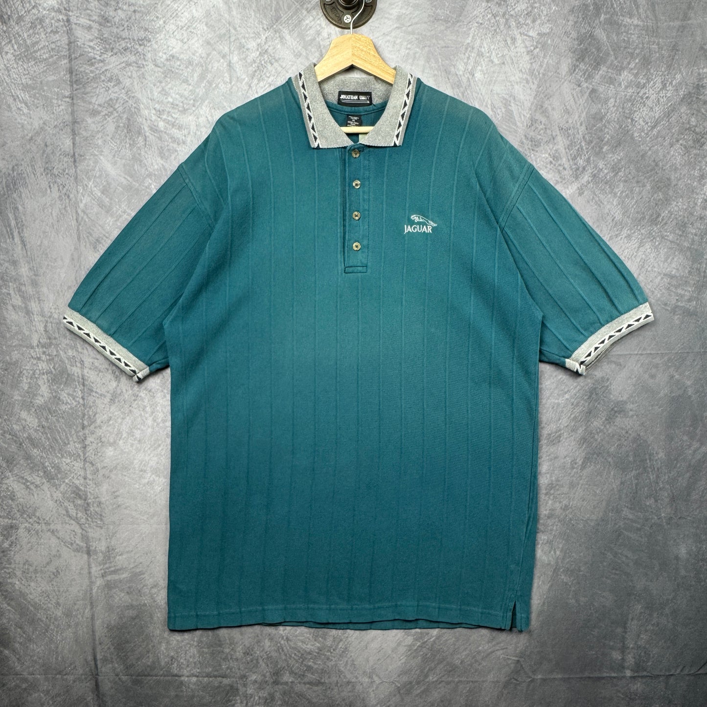 90s Teal Jaguar Polo Shirt 4033