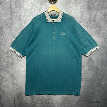 90s Teal Jaguar Polo Shirt 4033