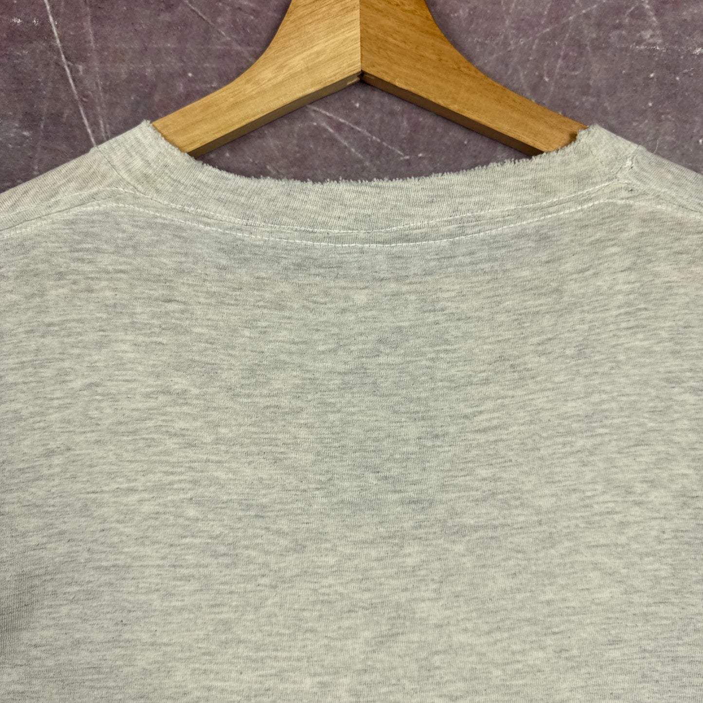 1993 Grey Kansas Looney Tunes Basketball Shirt 3321