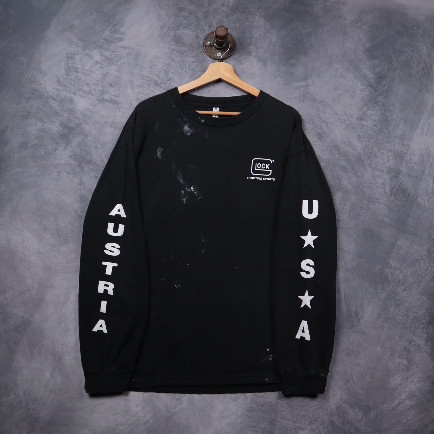 Y2K Black Glock Shooting Sports Long Sleeve Shirt 5361