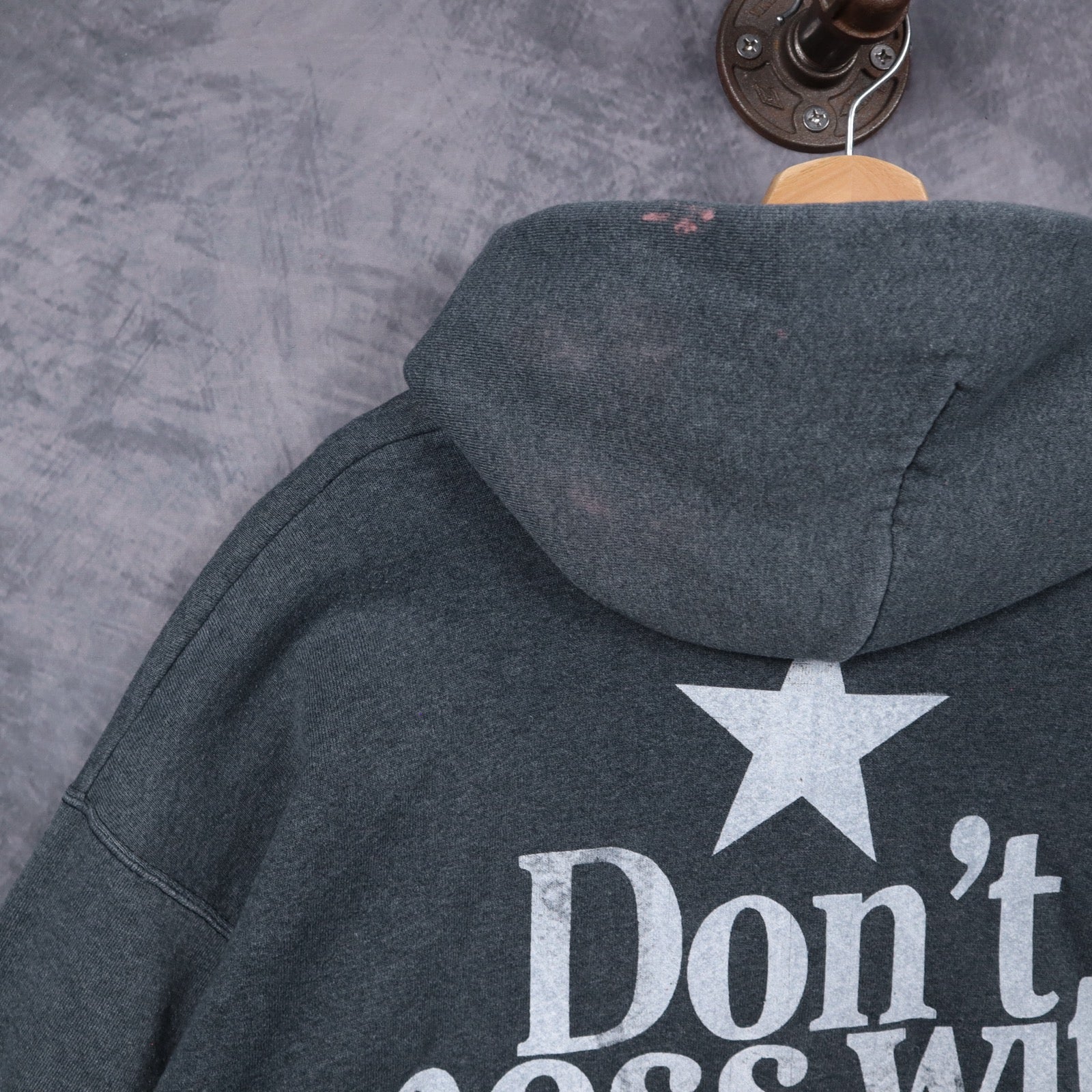 00s Dark Grey Texas Longhorns Zip Up Hoodie 5670