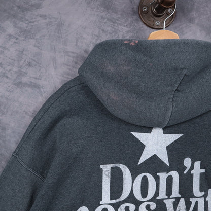 00s Dark Grey Texas Longhorns Zip Up Hoodie 5670