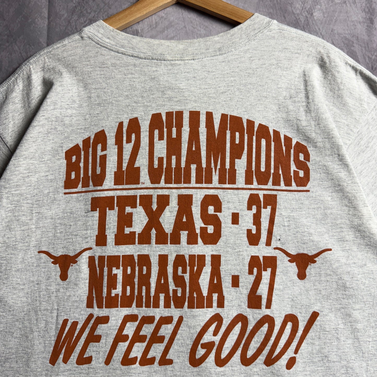 1996 Grey Texas Longhorns Big 12 Conference Champions Shirt 4547