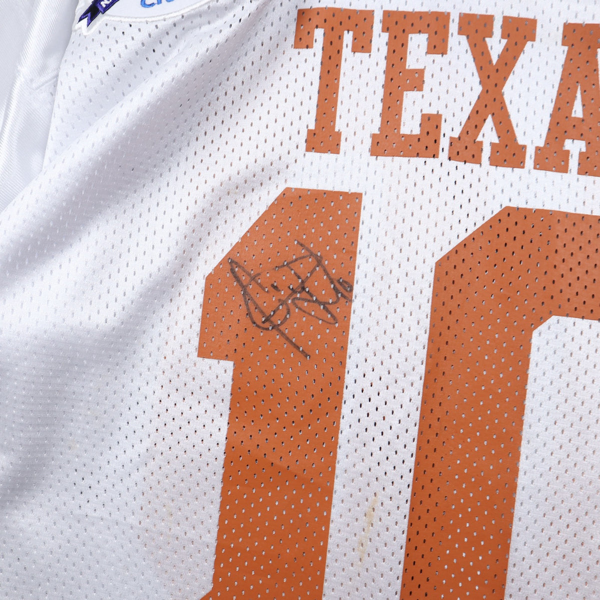 00s White Texas Longhorns Nike Rose Bowl #10 Football Jersey 5816
