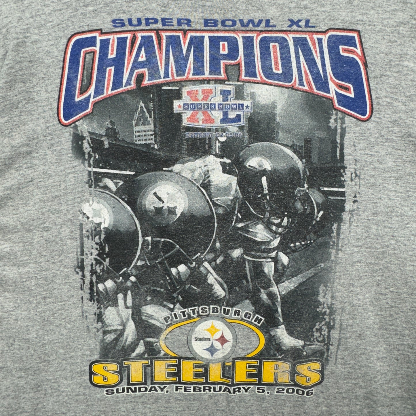 2006 Grey Pittsburgh Steelers Longsleeve Shirt 4198