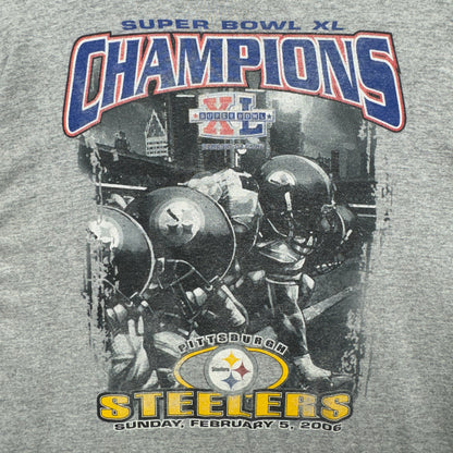 2006 Grey Pittsburgh Steelers Longsleeve Shirt 4198
