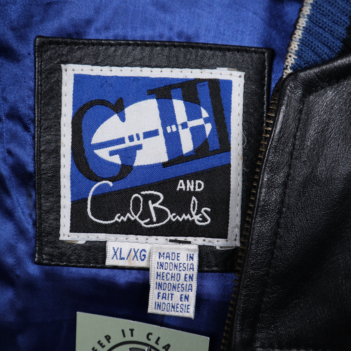 00s Black Indianapolis Colts G-III Carl Banks Leather Jacket 6498