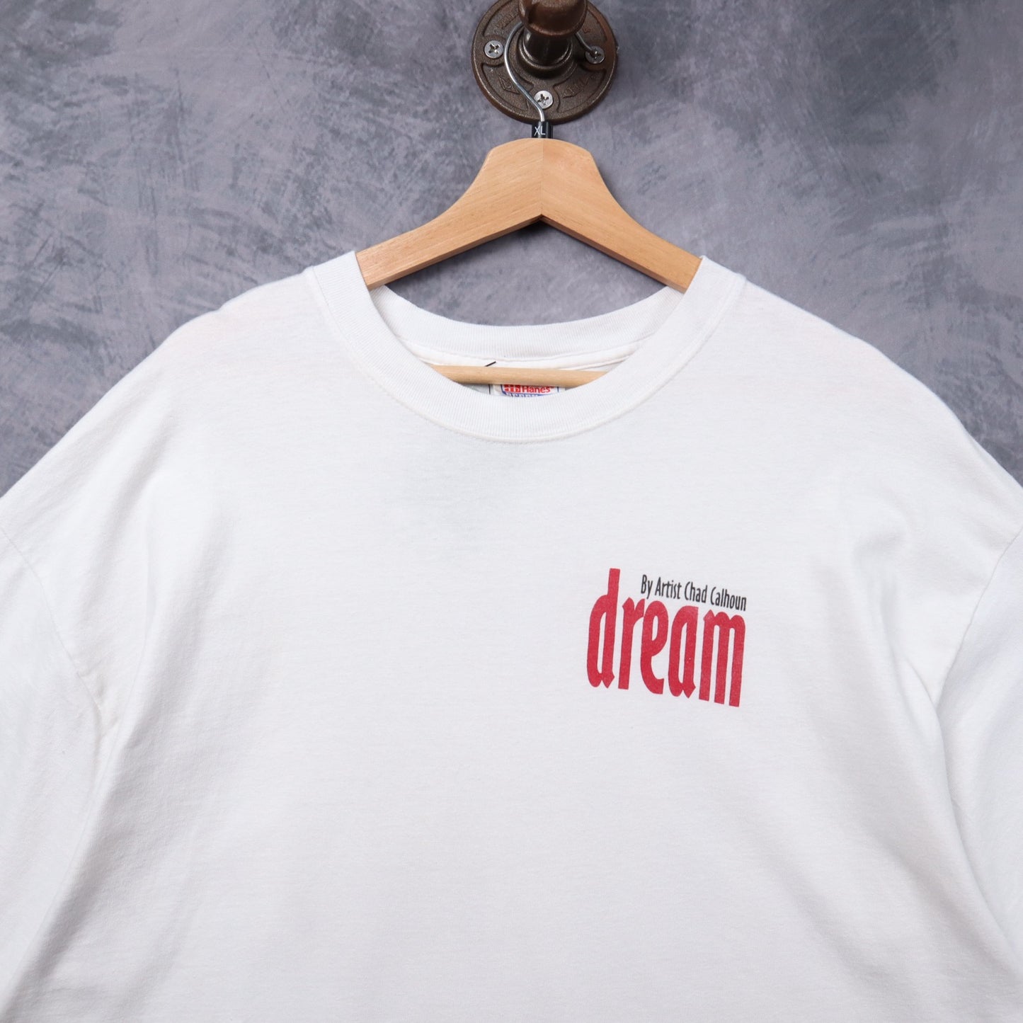 2001 White John Lennon Chad Calhoun Dream Art Shirt 5337
