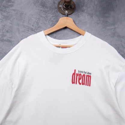 2001 White John Lennon Chad Calhoun Dream Art Shirt 5337
