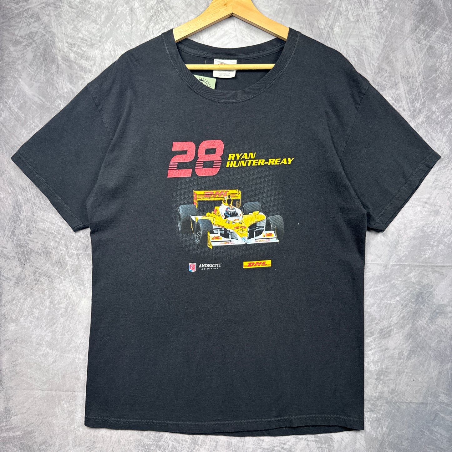 00s Black Ryan Hunter-Reay Shirt 3865
