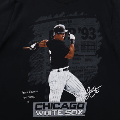 1993 Black Frank Thomas White Sox MVP Shirt 5585