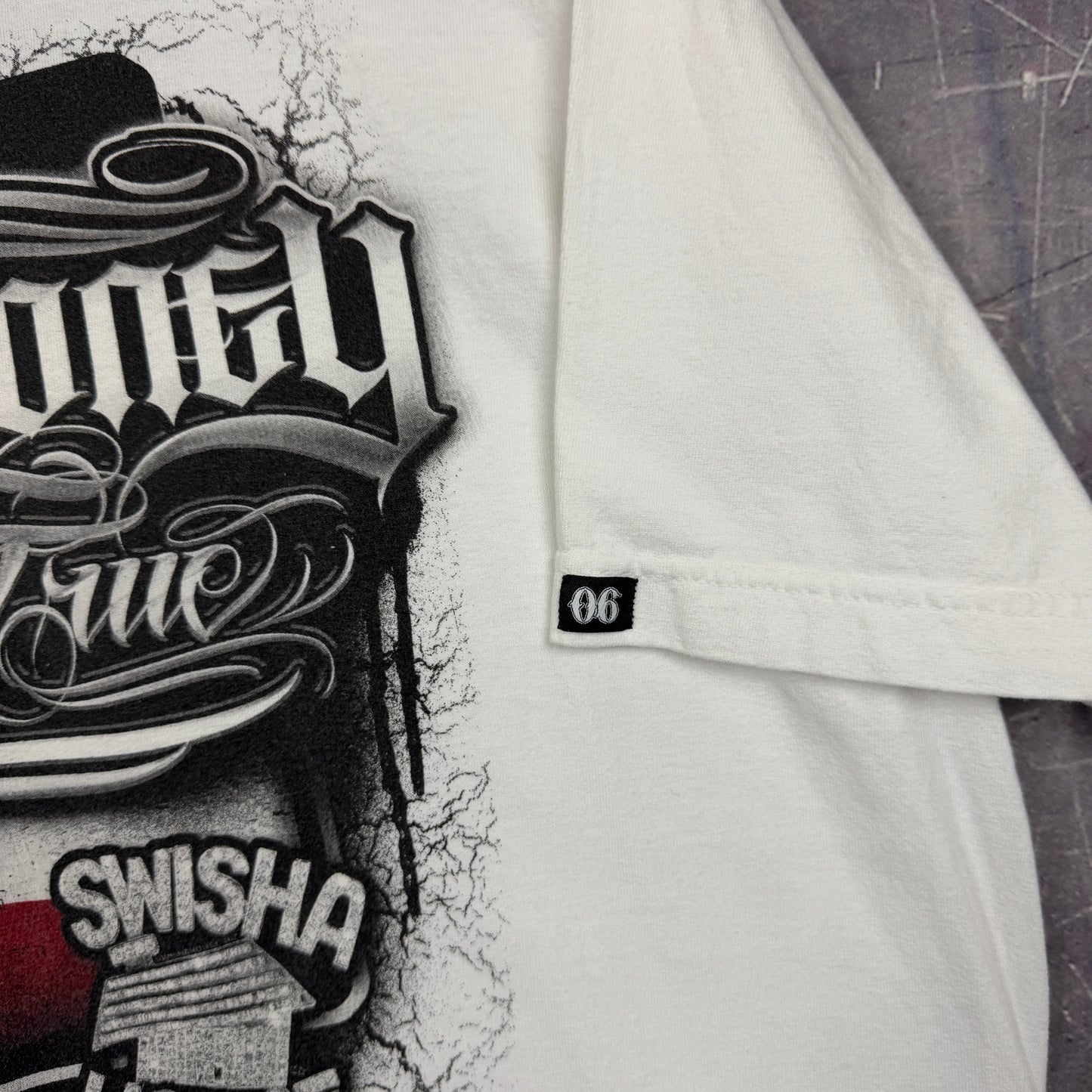 Early 00s White Paul Wall Get Money Stay True Swisha House Graphic Shirt XL 1061