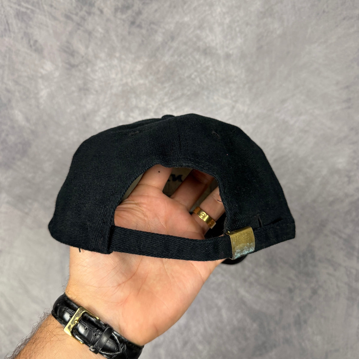 1999 Black St. Louis Rams NFC Champions Hat 6881