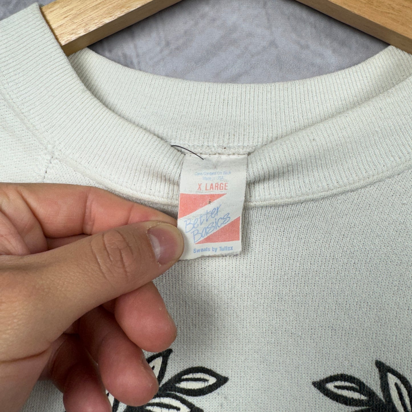 80s White Texas Longhorns Crewneck Sweatshirt 4361