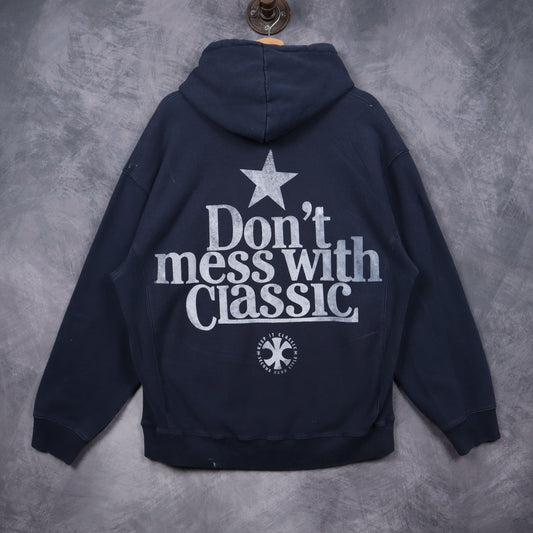 90s Navy Blue Texas Longhorns Hoodie 5671