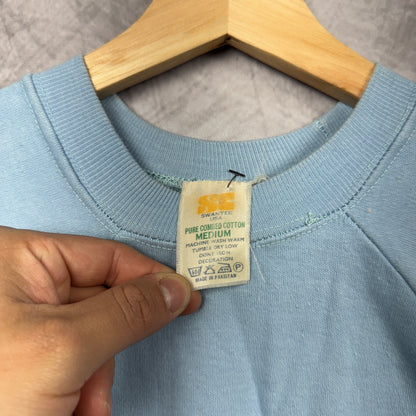 1985 Blue Womens Final Four Texas Longhorns Crewneck Sweatshirt 4355