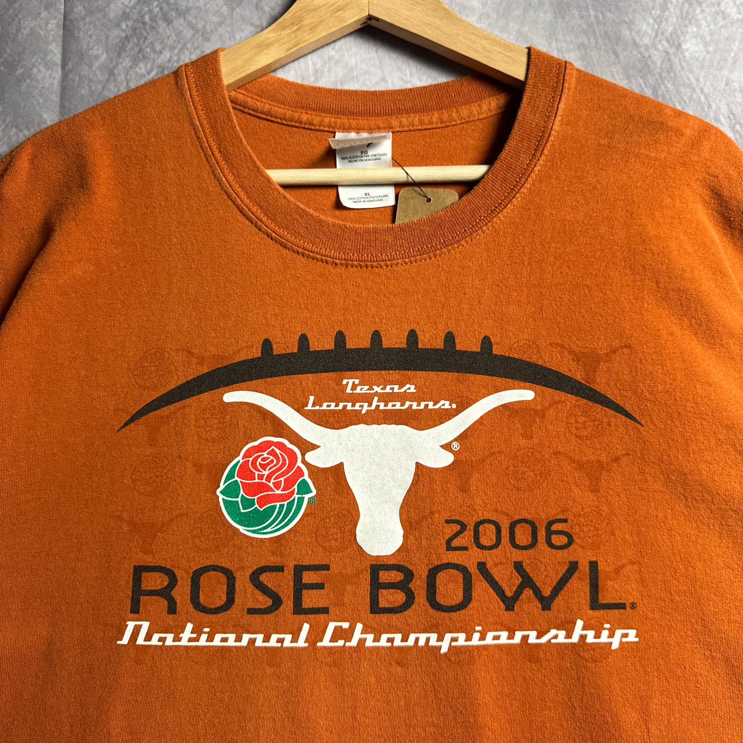 2006 Orange Texas Longhorns Rose Bowl Shirt 4481