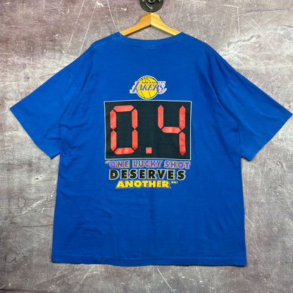 2004 Blue Los Angeles Lakers NBA Finals Shirt 3597