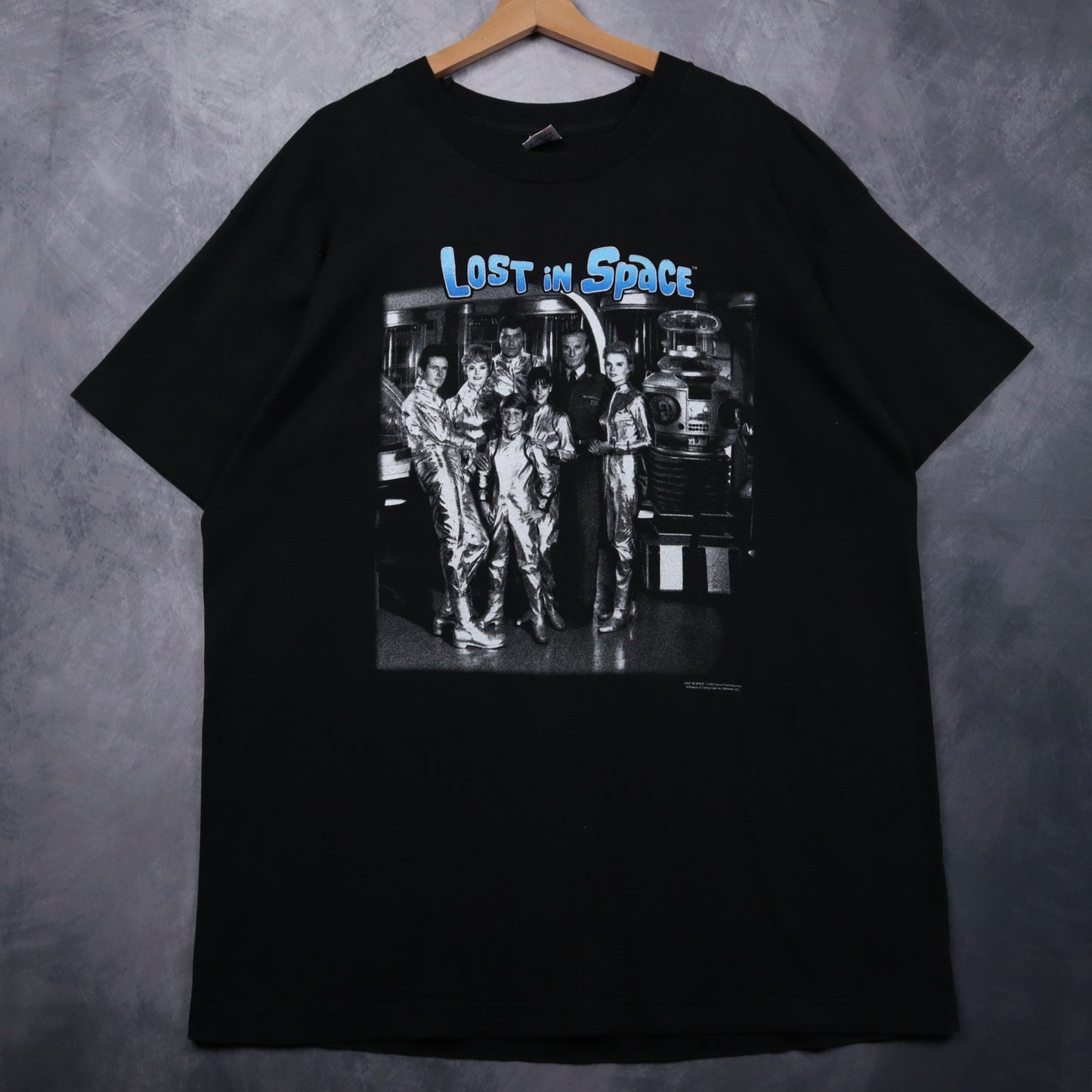 1992 Black Lost In Space Cast Photo Shirt 4643