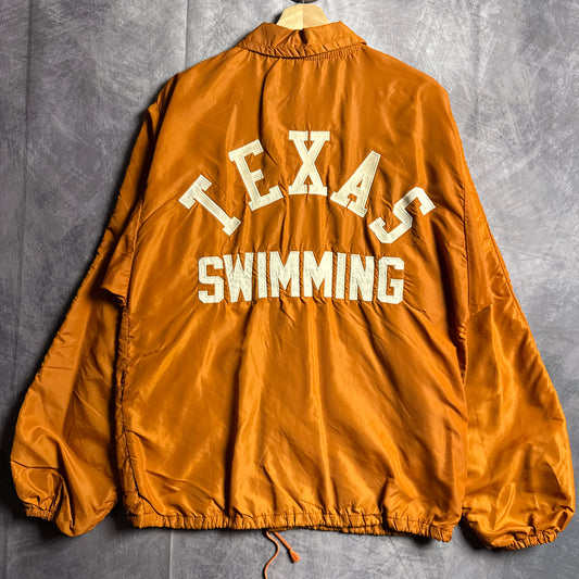 70s Orange Texas Longhorns Swimming Coaches Jacket 4470