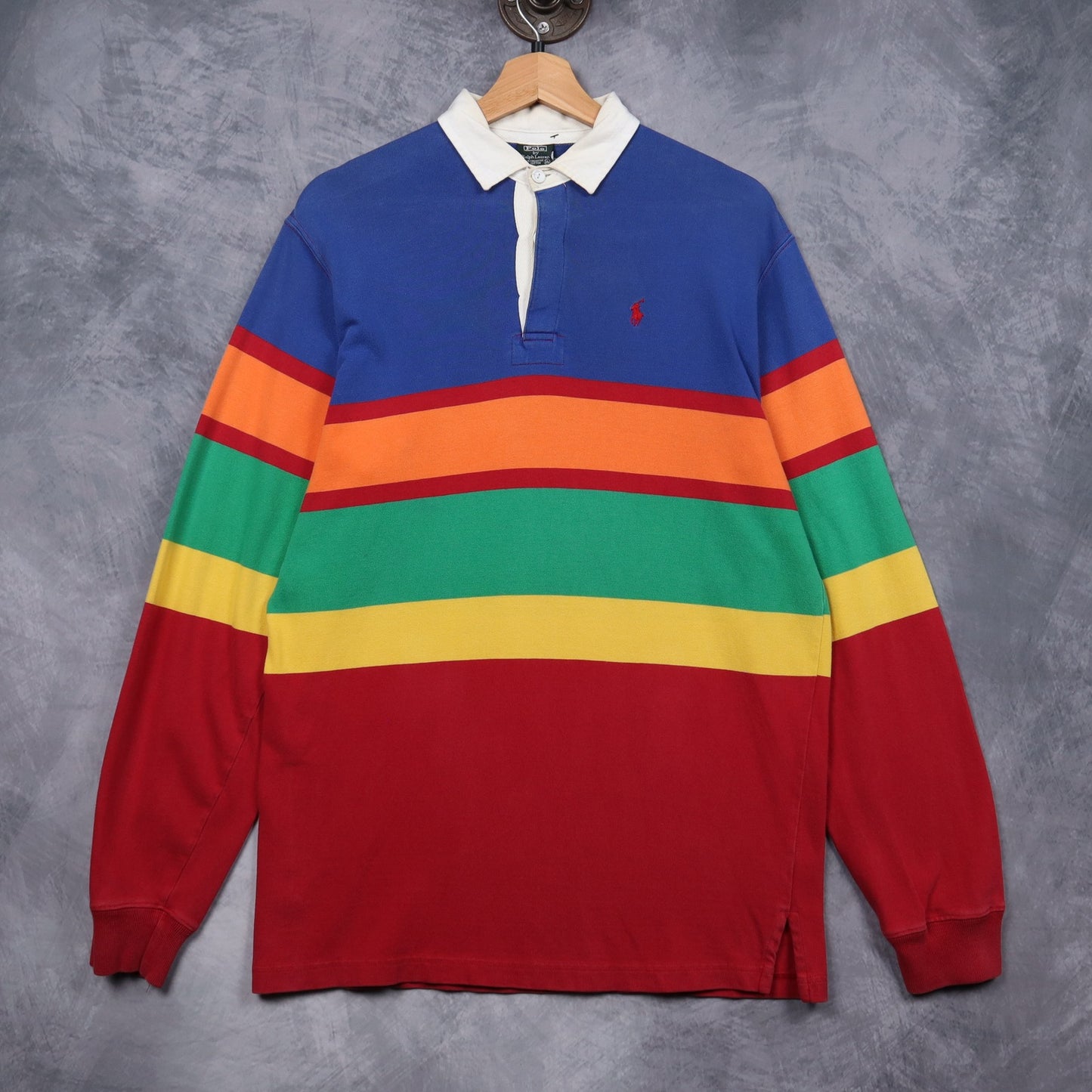 90s Polo Ralph Lauren Striped Rugby Shirt 5135