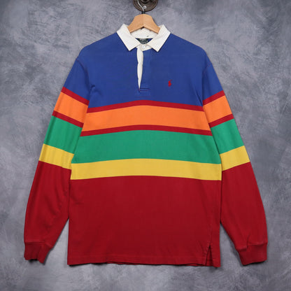 90s Polo Ralph Lauren Striped Rugby Shirt 5135