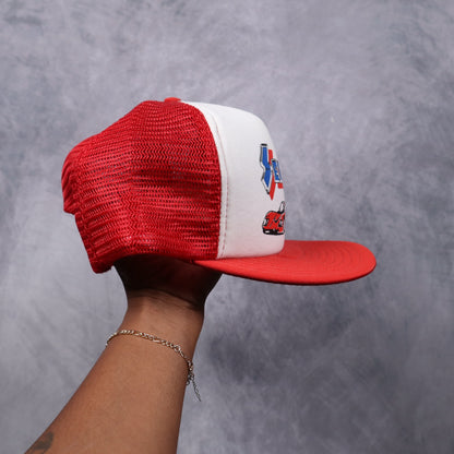 1986 Red Sebring Racing Trucker Hat 7289