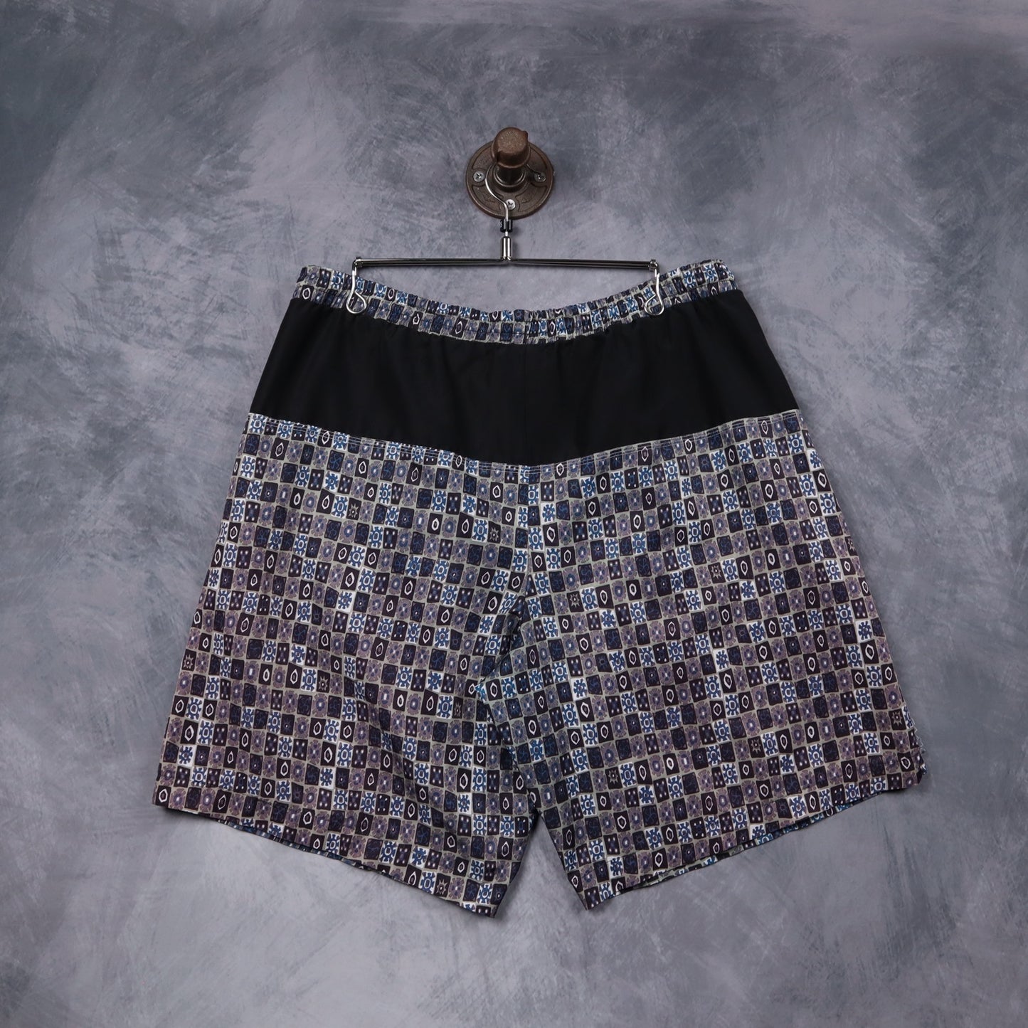 90s Blue Multi Nike Geometric Print Shorts 5201