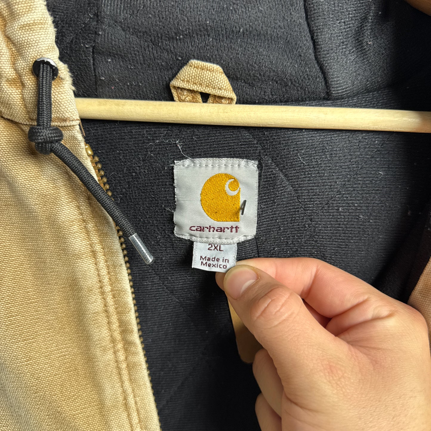 00s Tan Brown Texas Longhorns Carhartt Active Jacket 4449