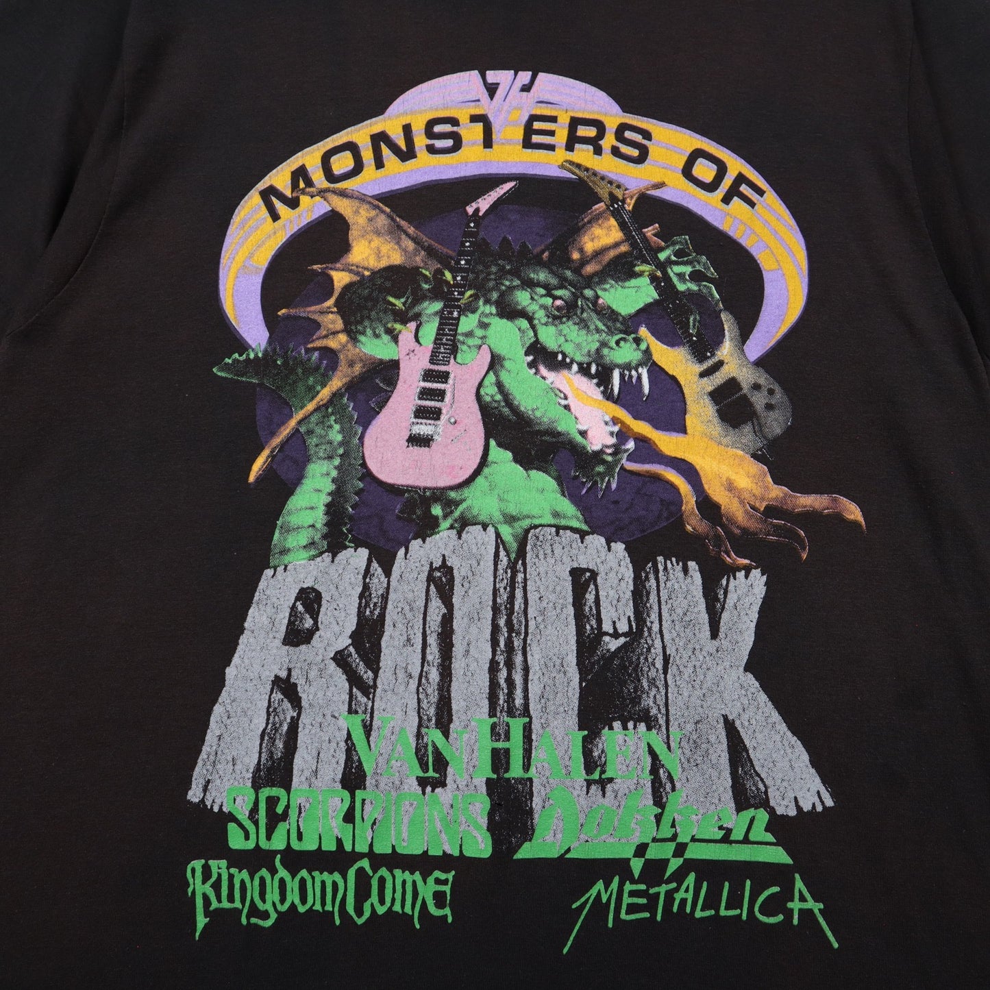 1988 Black Monsters Of Rock Tour Shirt 4940