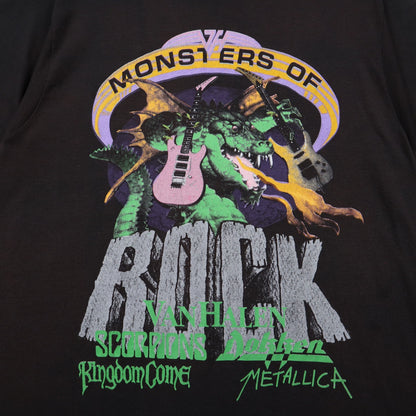 1988 Black Monsters Of Rock Tour Shirt 4940
