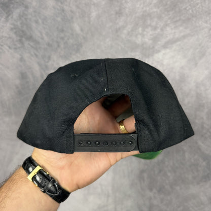 90s Black Pittsburgh Steelers Snapback Hat 6875